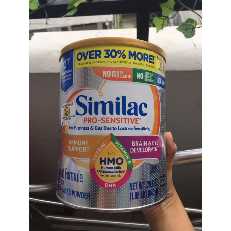 Sữa Similac Pro Sensitive Hmo Dành Cho Bé Hay Nôn Trớ - 845g