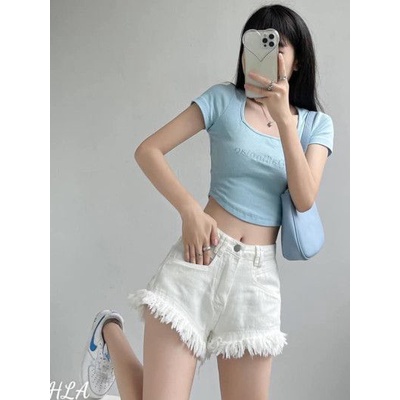 Quần sooc bò tua rua quảng châu xịn