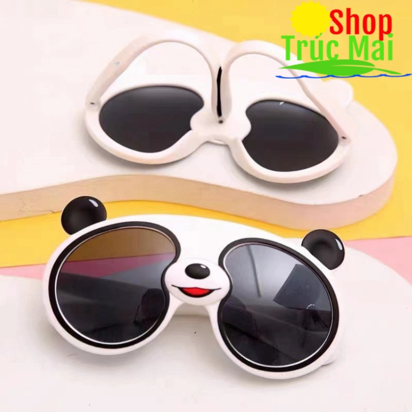 Kính Mát Phân Cực Chống Tia UV400 hoa lá panda phim hoạt hình đẹp tươi Cho Bé