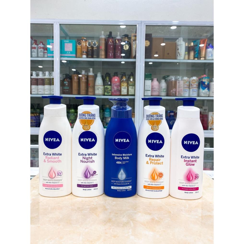 Sữa Dưỡng Thể Nivea Phục Hồi Dưỡng Trắng Da Chính Hãng Công Ty