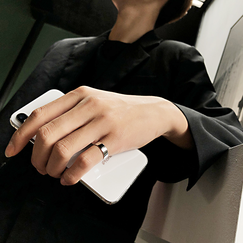 Nhẫn Bóng Đơn Giản 1910026Nhẫn Hở Có Thể Điều Chỉnh Thời Trang