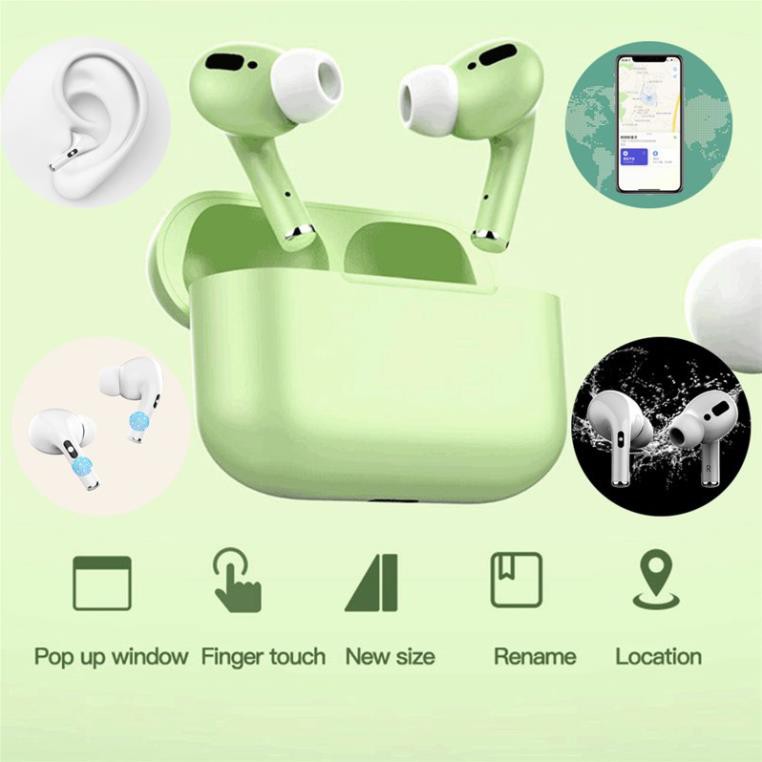 Tai nghe bluetooth Inpods13 cảm ứng có mic âm bass sử dụng khi chơi game/thể thao dành cho Iphone Android