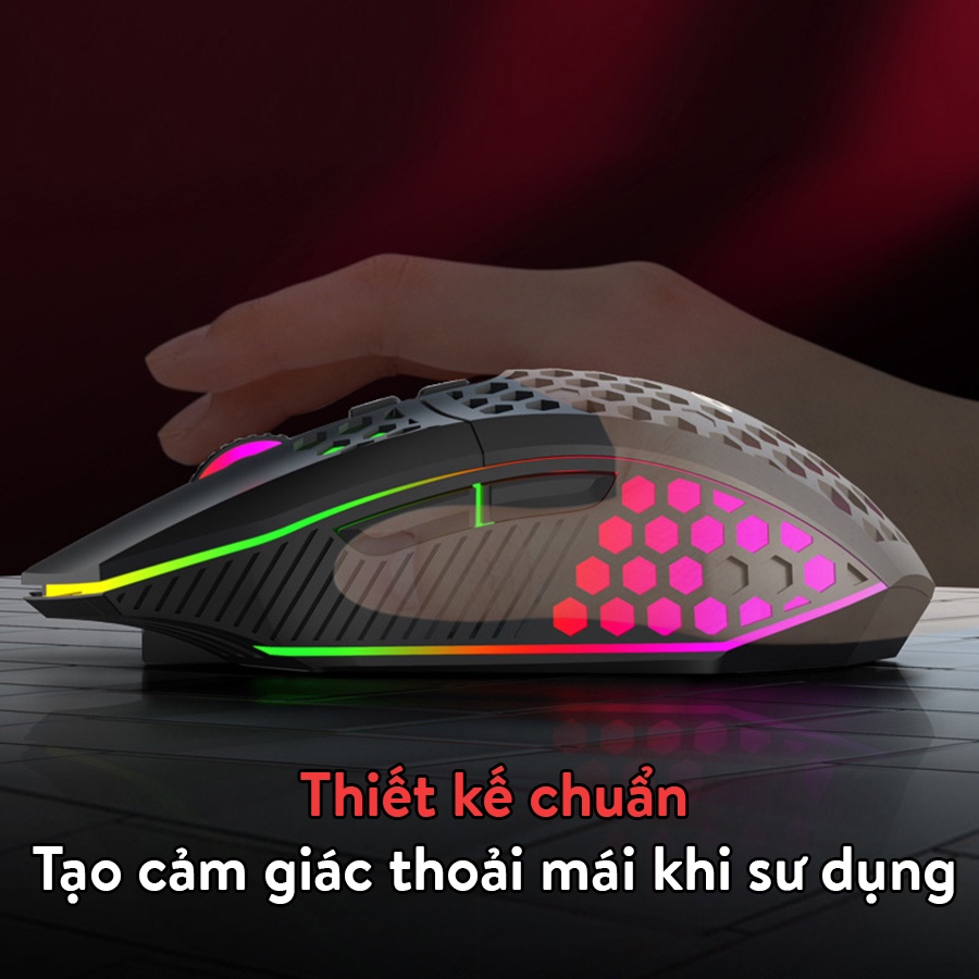 Chuột không dây Gaming Coputa Chuột máy tính laptop chuyên game X801