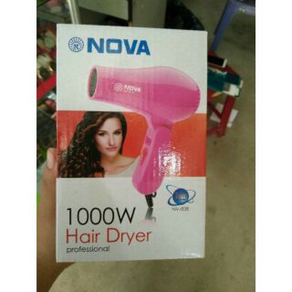 Máy sấy tóc nova 1000w kiểu  gấp gọn đẹp