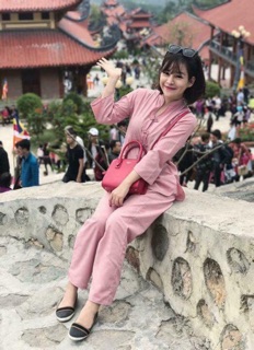 Đồ Phật tử đi Chùa (cổ trụ trơn)