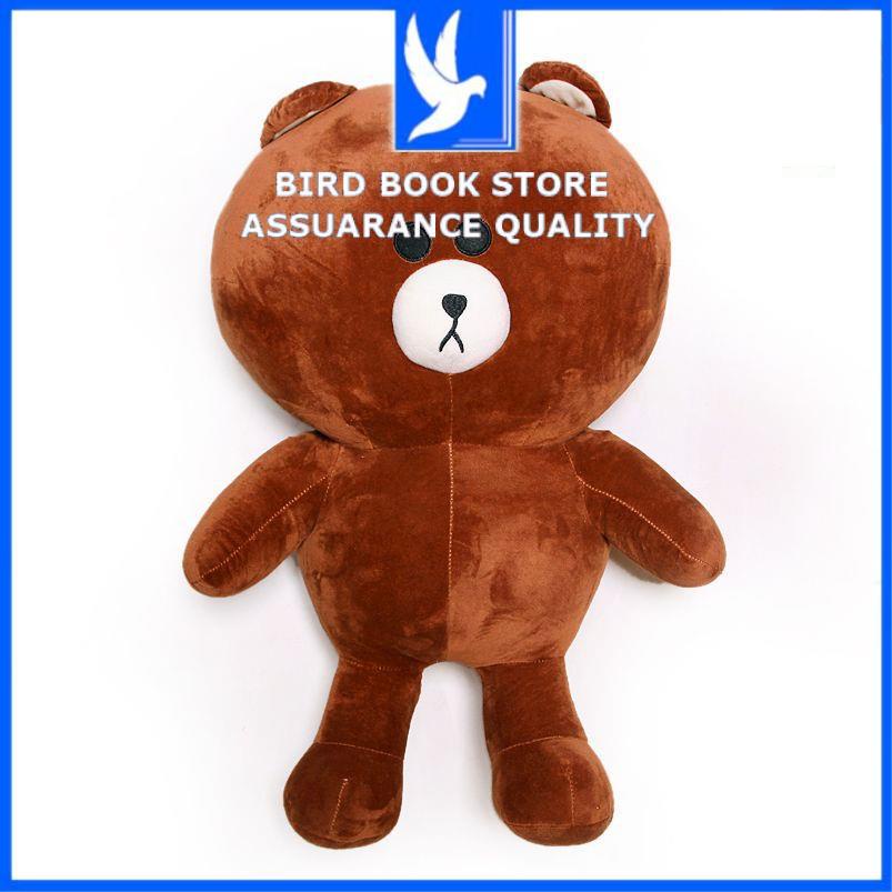 Gấu bông brown cao cấp khổ vải 1M2 Bird book Bird book