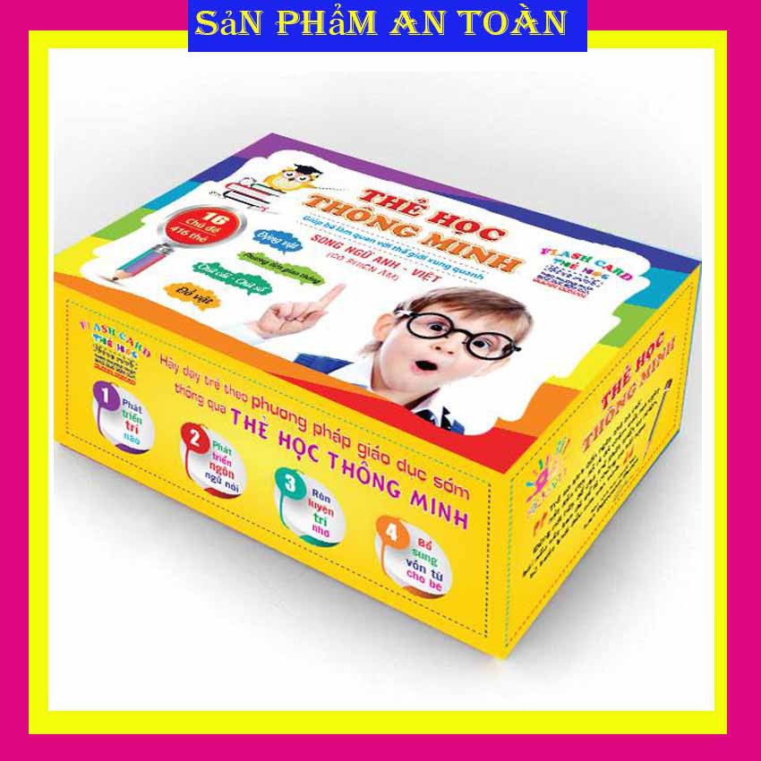 Bộ thẻ học thông minh 16 chủ đề 416 thẻ