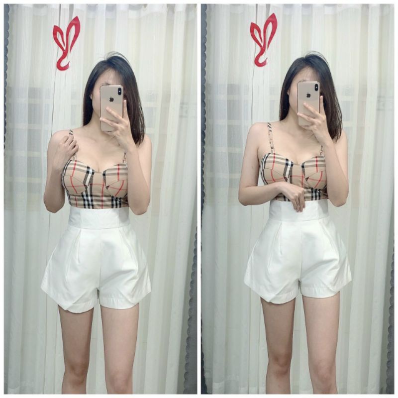 Quần short tacta phồng 2 lớp size S,M,L nhiều màu