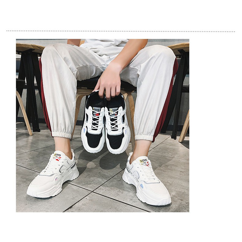 Giày thể thao sneaker nam WATAHH phản quang nổi bật kiểu dáng hiện đại | BigBuy360 - bigbuy360.vn