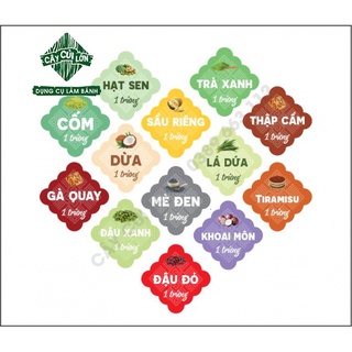 Set 5 tấm tem nhân tt 1 trứng