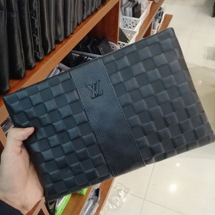 Clutch Nam/ Ví Cầm Tay Nam Full Da Bò Thật 100% Sản Phẩm Cao Cấp New Trend 2020 (BH 12 Tháng)