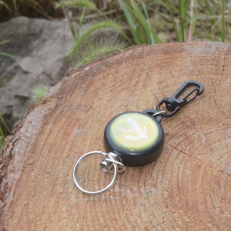 Móc Chìa Khóa Bằng Thép Chống Mất Có Thể Thu Vào Tiện Dụng