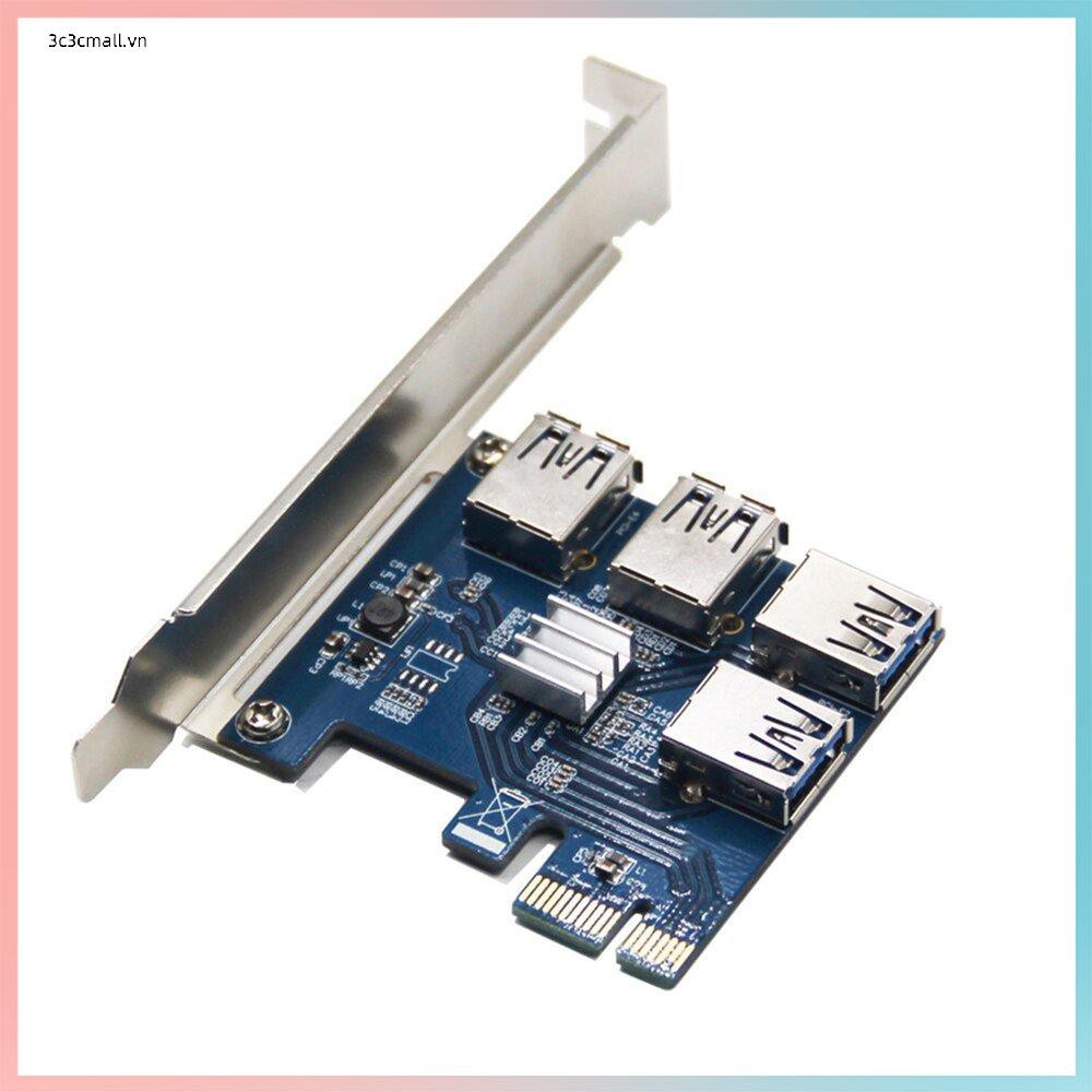 ✨chất lượng cao✨PCI-E One To Four Expansion Card PCIE 1 To 4 PCI Express 16X Slots Riser Card