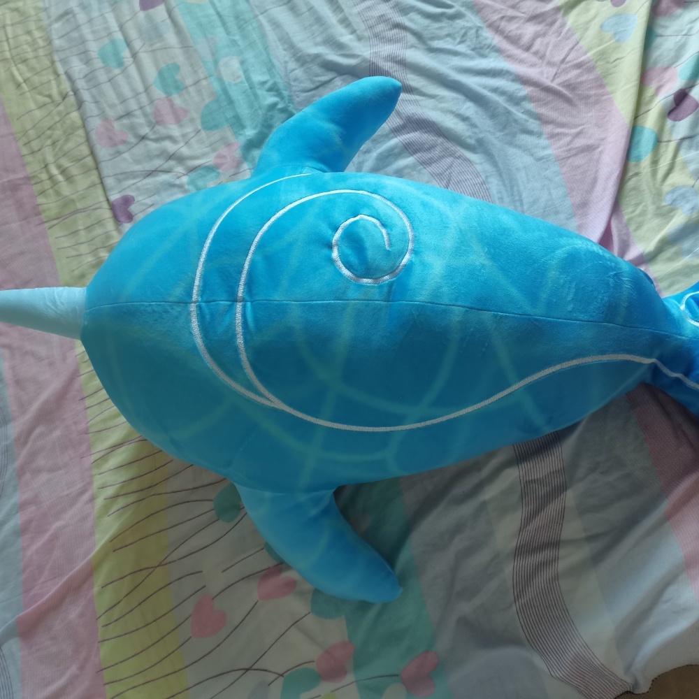 Thú Nhồi Bông Hình Cá Voi Mihoyo Genshin Tartaglia