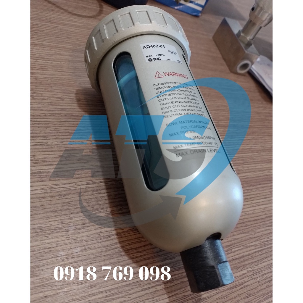 Cốc xả nước tự động AD402-04 chân ren vào 1/2 chân thoát ren 3/8