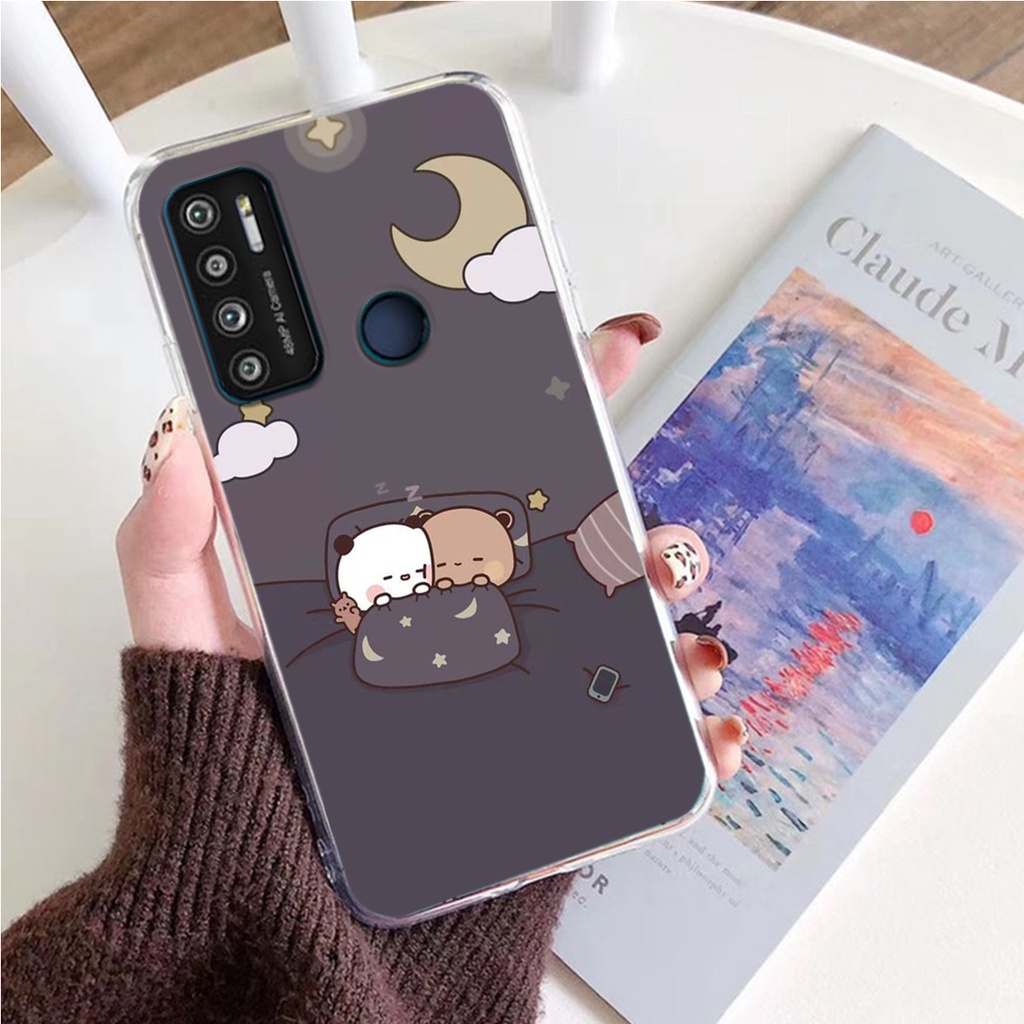 ỐP LƯNG VSMART STAR 3/STAR 4/STAR 5/LIVE 4/JOY 4  ,  IN HÌNH GẤU MOCHI SIÊU ĐÁNG YÊU, NỀN CỰC ĐẸP.