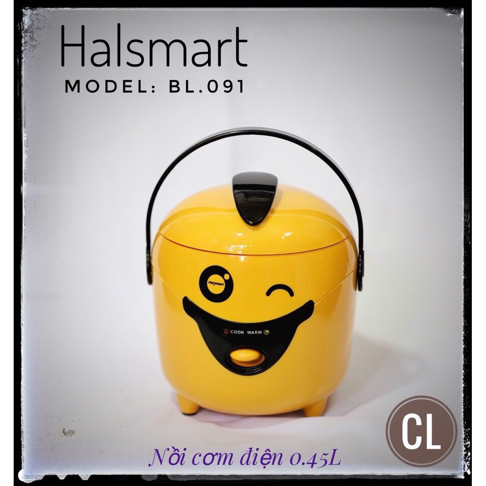 NỒI CƠM ĐIỆN HALSMART 0,8LIT