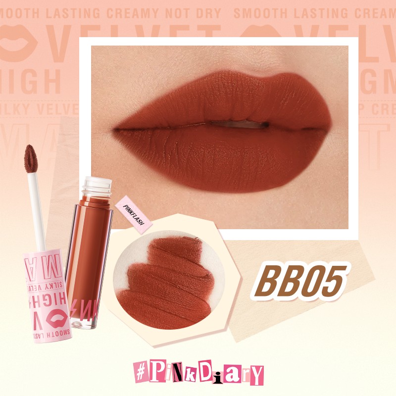 Bộ 2 Son Lì PINKFLASH Mịn Như Nhung Lụa Lên Màu Cao Lâu Trôi Không Khô