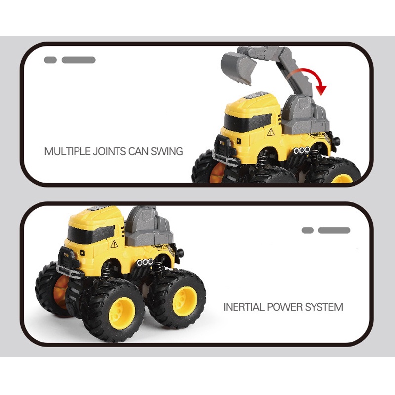 Xe đồ chơi địa hình cho bé bằng nhựa ABS an toàn