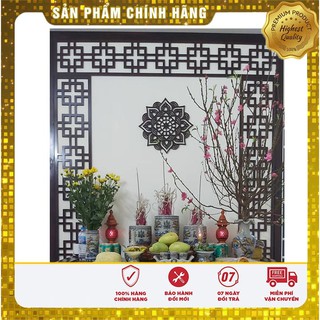 [Chính hiệu Huyền Tâm] Tranh thờ trang trí bàn thờ hoa văn bông sen hoặc chữ thọ