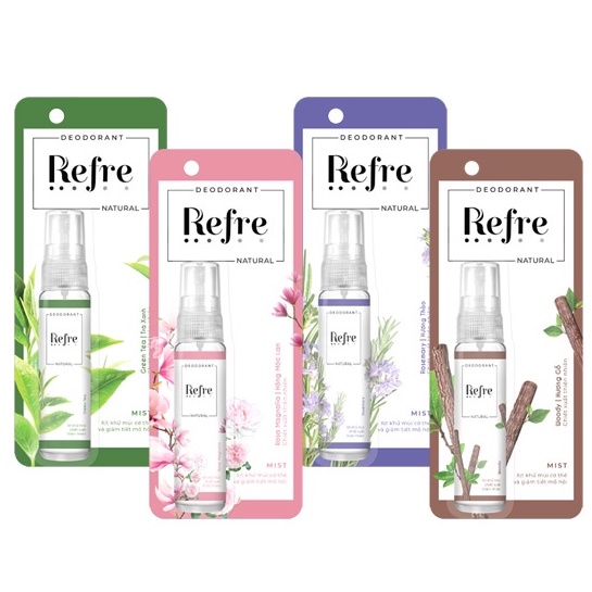 Xịt Khử Mùi Refre Natural 30ml