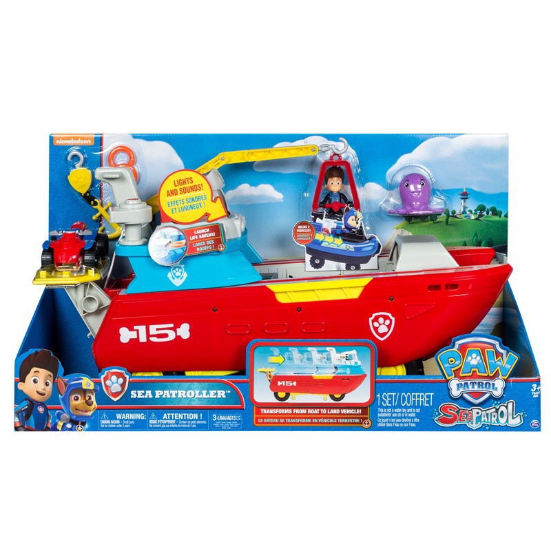 Đồ chơi mô hình thuyền cứu hộ cho bé mới