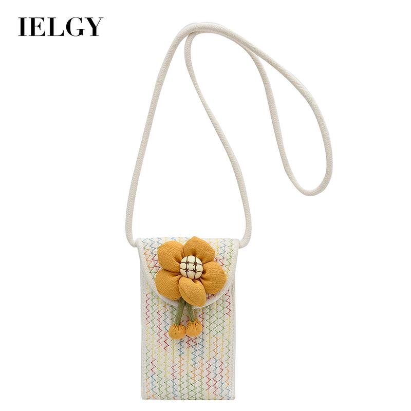 IELGY Túi Đựng Điện Thoại Di Động Bằng Vải Lanh cotton Dệt Thời Trang Cho Nữ