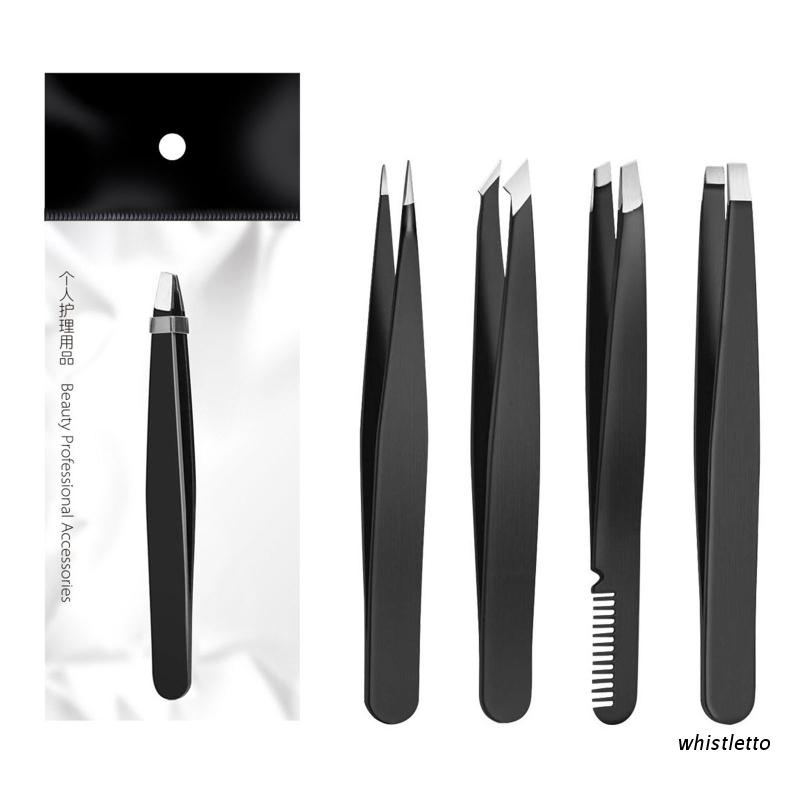 Nhíp Đầu Nhọn Bằng Thép Không Gỉ Tiện Dụng Cho Nữ