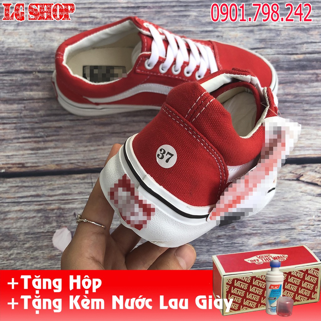 [Freeship] Giày Thể Thao Vans  Old Skool Đỏ Tươi [Ảnh Thật] | BigBuy360 - bigbuy360.vn