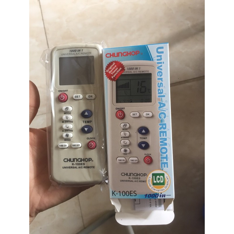 Khiển điều hoà đa năng Chunghop K-100ES (Giá rẻ)