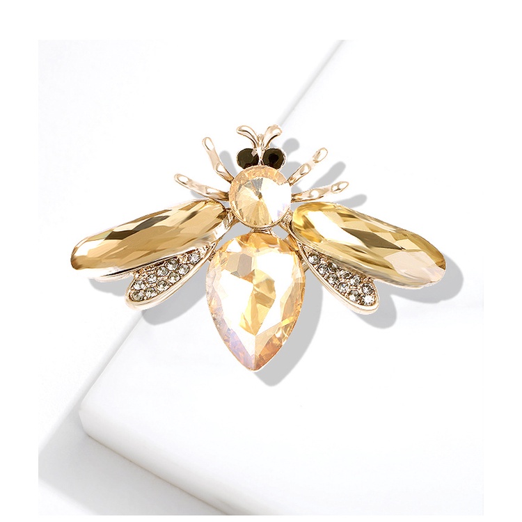 Ghim Cài Áo Hình Con Ong Đính Đá Sang Trọng Cho Nữ
