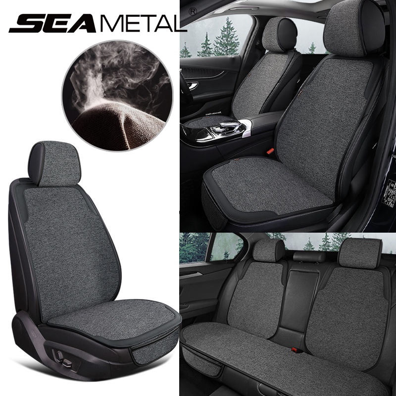 Bọc ghế ô tô SEAMETAL bằng vải lanh thoáng khí thời trang bốn mùa đa năng bảo vệ nội thất