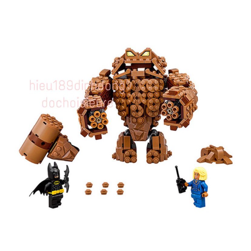 Lắp ráp xếp hình 70904 10632 : người dơi batman tấn công quái vật đất đá 460 mảnh