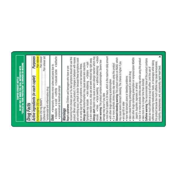 HŨ Excedrin Extra Strength SET TÁCH LẺ 25 VIÊN