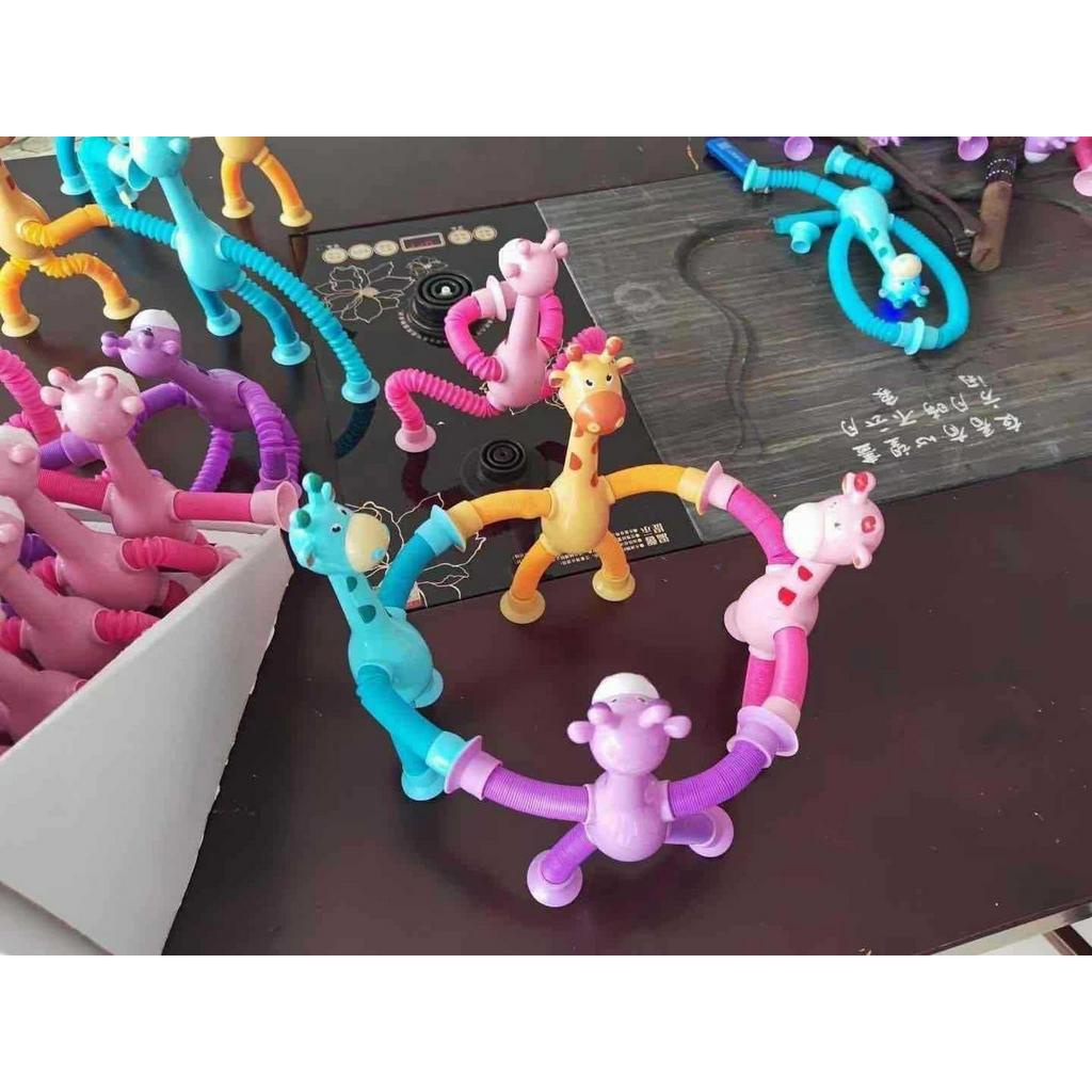 Huggy wuggy poppy playtime,hugy, lò xo kéo dãn móc khoá có đèn nháy