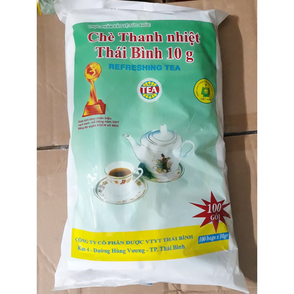 CHÈ/TRÀ THANH NHIỆT THÁI BÌNH 100 GÓI