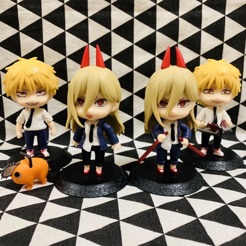 Mô hình Chainsaw Man - Set mô hình nhân vật Denji Pochita và Power cực nét - Denji Pochita Power
