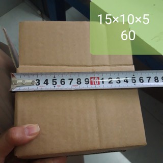 60 hộp carton 15x10x5 cm