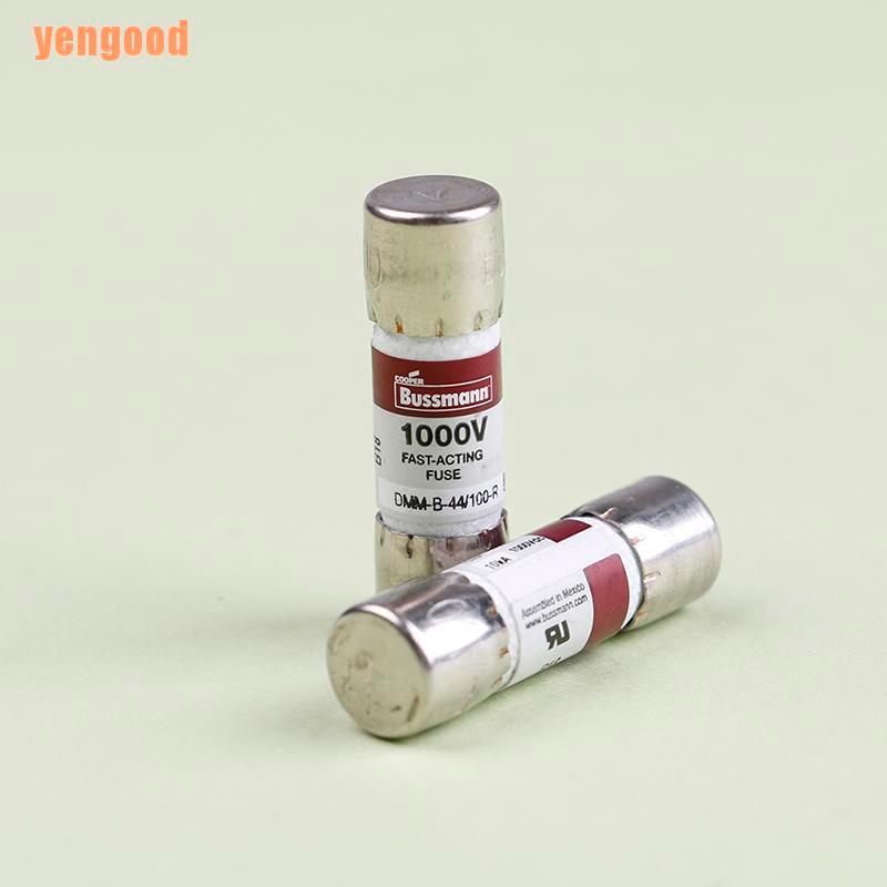Bộ 2 cầu chì 10x35mm 440ma 1000v Dmm-44 / 100-r Dm-44 / 100r thay thế cho đồ điện tử