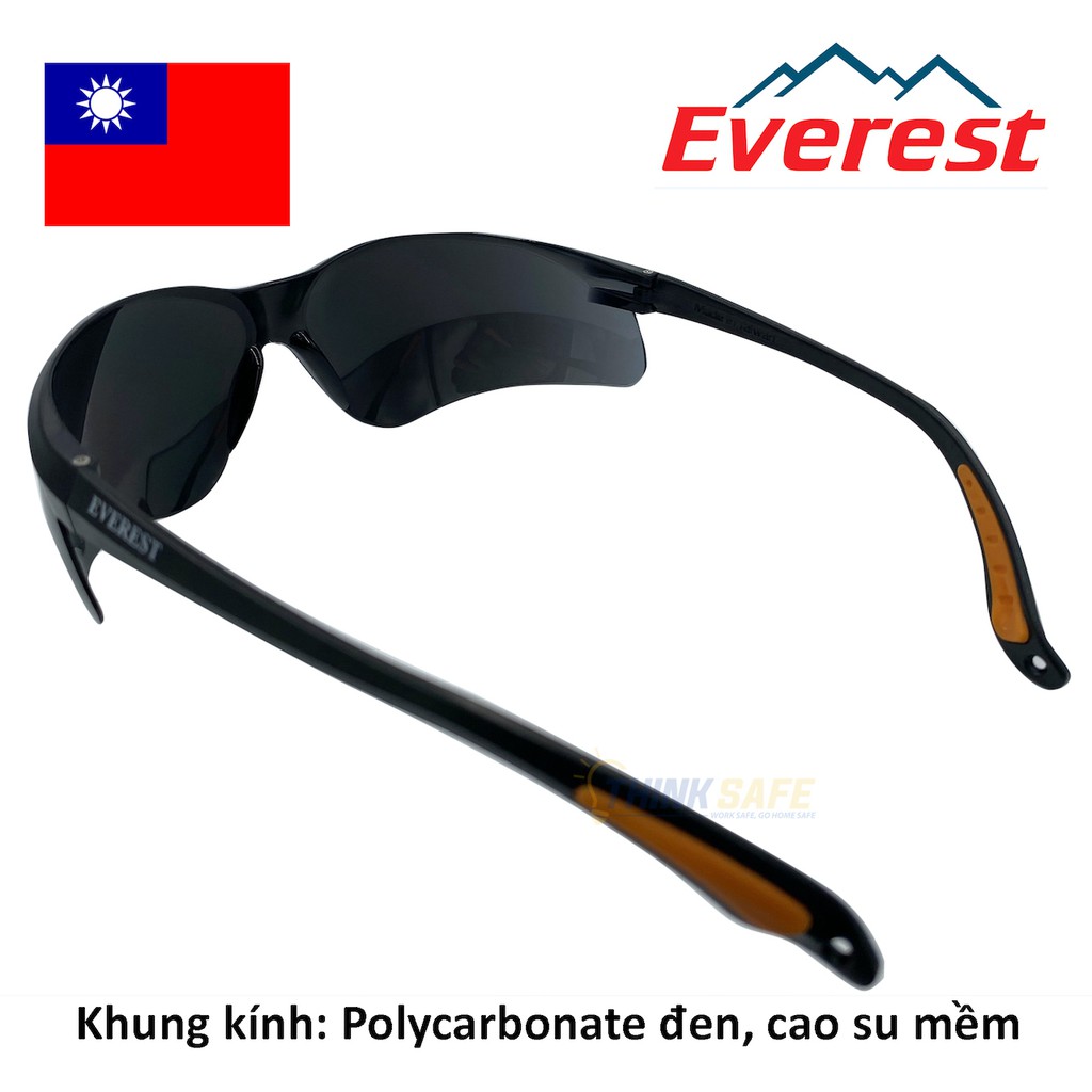 Kính bảo hộ Everest EV202 Kính chống bụi, chống đọng sương, chống tia UV, bảo vệ mắt khi đi xe máy-Bảo Hộ Thinksafe