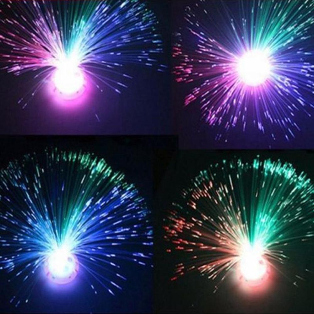 Đèn LED sợi quang lấp lánh ánh sao thay đổi màu sắc trang trí đa dụng