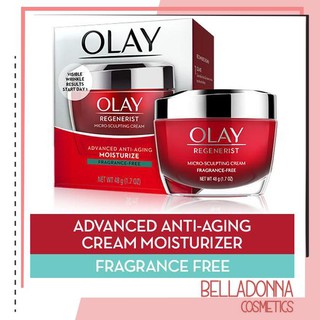 Kem dưỡng ẩm chống lão hóa Olay Regenerist Micro-Sculpting Cream Face Moisturizer Fragrance-Free 48g - dạng không mùi