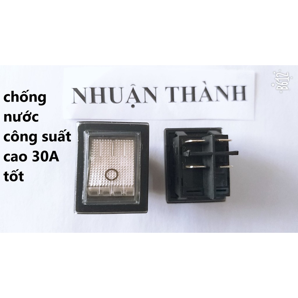 Công tắc máy hàn bập bênh 4 chân có đèn on off