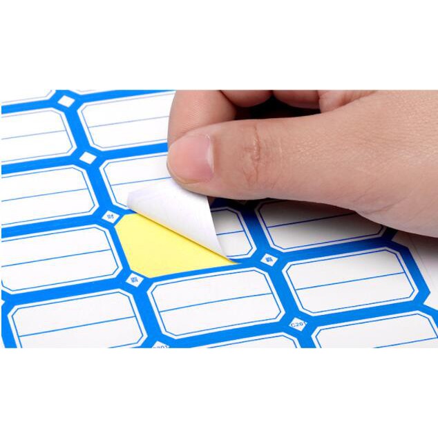 Nhãn Dán Ghi Tên Chống Thấm Nước Tiện Dụng