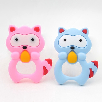 Đồ Chơi Ngậm Mọc Răng Hình Gấu Bằng Silicone Cho Bé