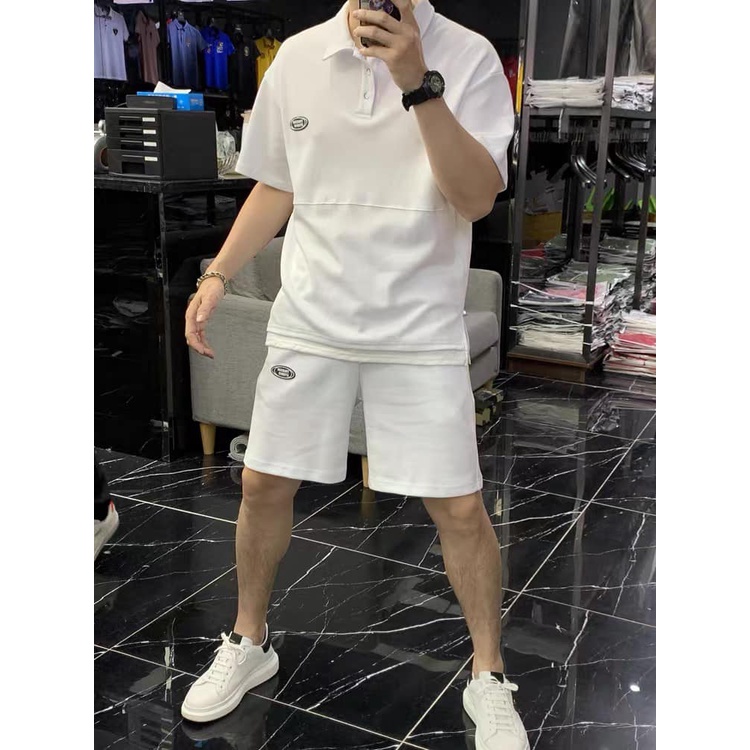 Đồ Bộ Thể Thao Nam Cổ Bẻ chất thun lạnh 4c cao cấp, full size 35-90kg