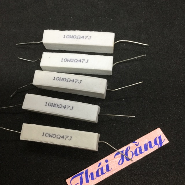 Trở công suất sứ 10W —0.47 ♎️(10 chiếc)