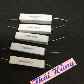Trở công suất sứ 10W —0.47 ♎️(10 chiếc)