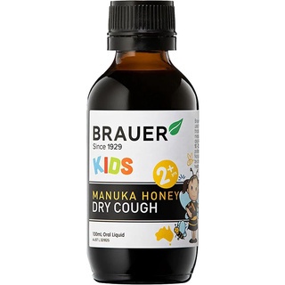Siro Chesty Cough Brauer giúp giảm ho có đờm dạng lỏng cho bé trên 2 tuổi chai 100ml