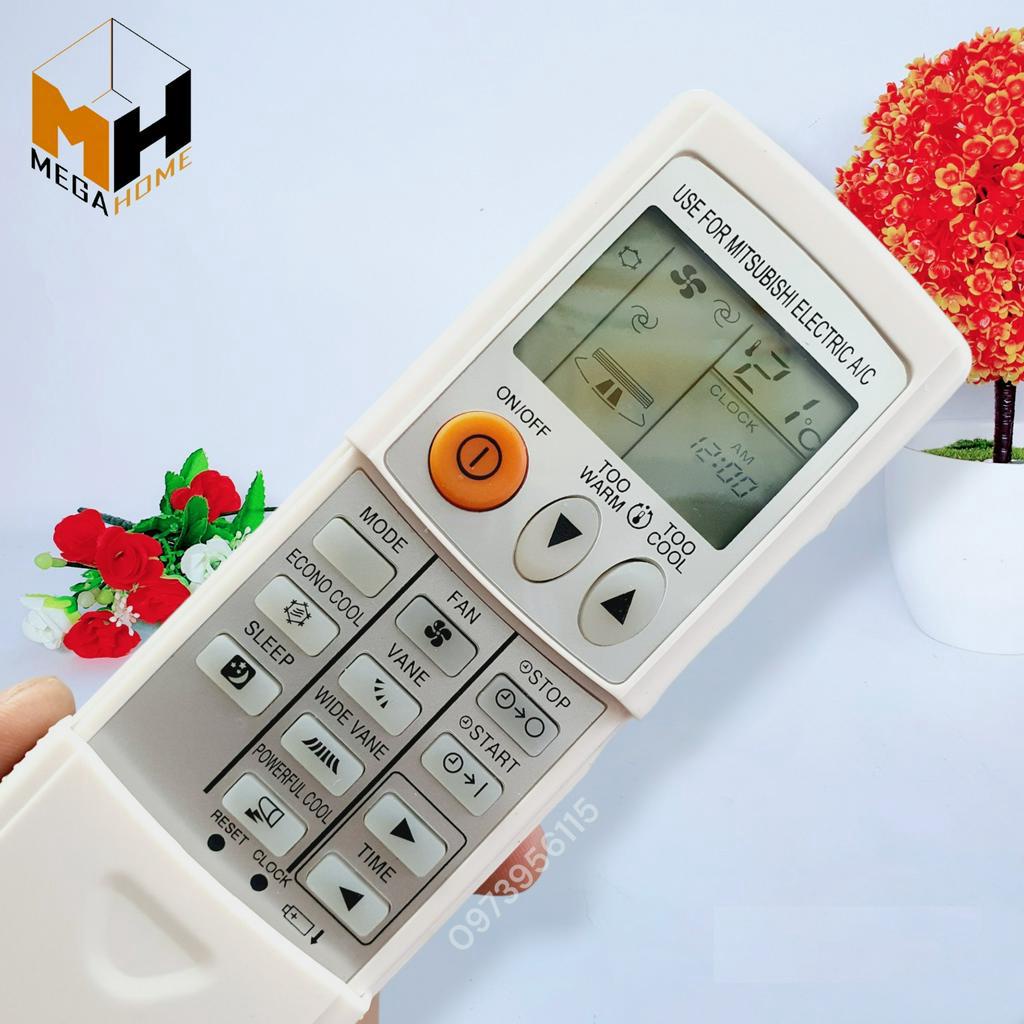 Điều khiển điều hòa Mitsubishi, remote máy lạnh Mitsubishi hàng loại 1